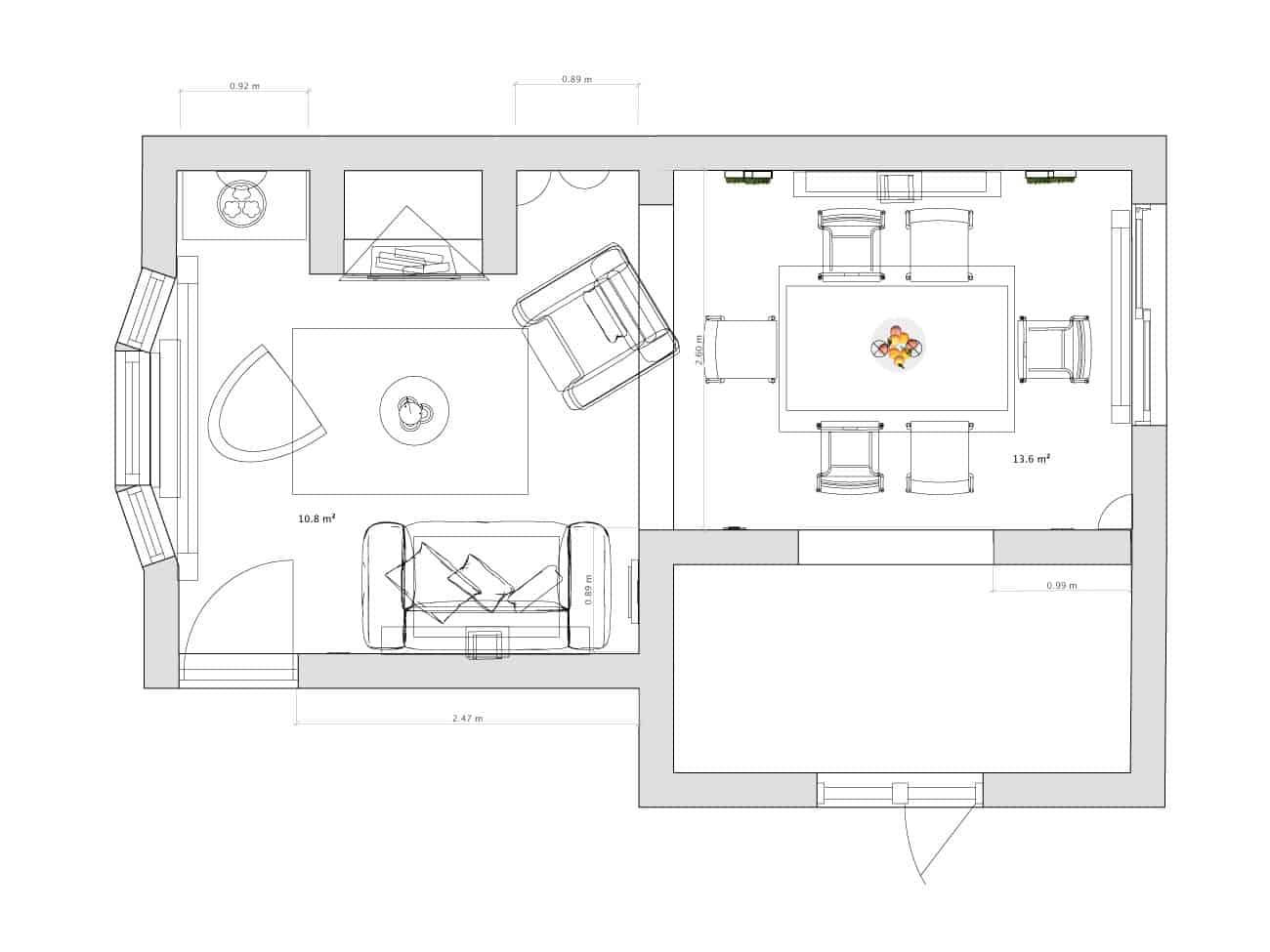 diner lounge design in coventry warwickshire floorplan copyright seasonal soul home