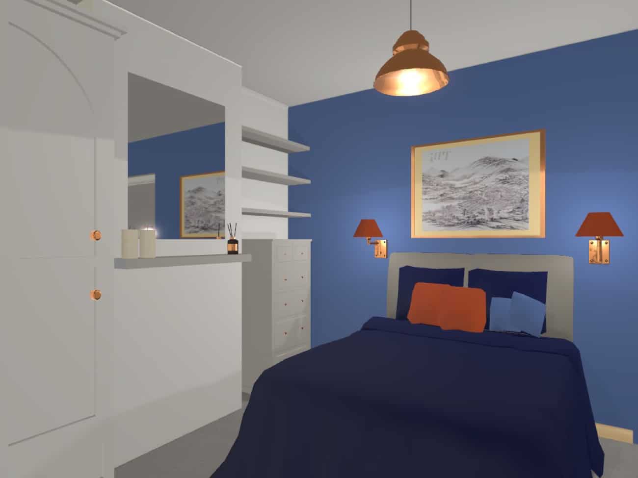 master bedroom design elevation for a man copyright seasonal soul home