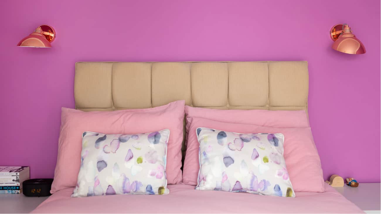 cheltenham interior design purple cosy bedroom seasonal soul home