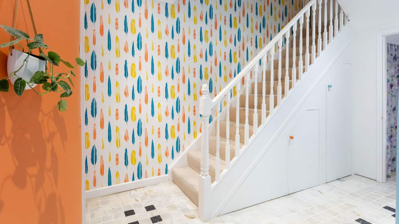 home interior design cheltenham hallway in colourful flat seasonal soul home