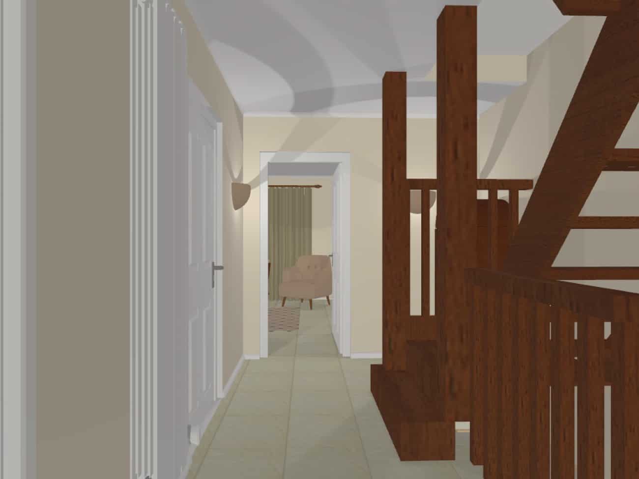 modern rustic hallway entrance design elevation copyright 2022 seasonal soul home