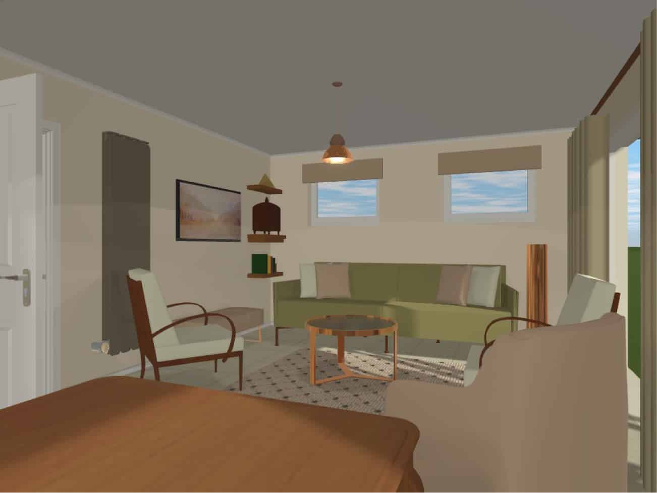 modern rustic lounge design elevation copyright 2022 seasonal soul home